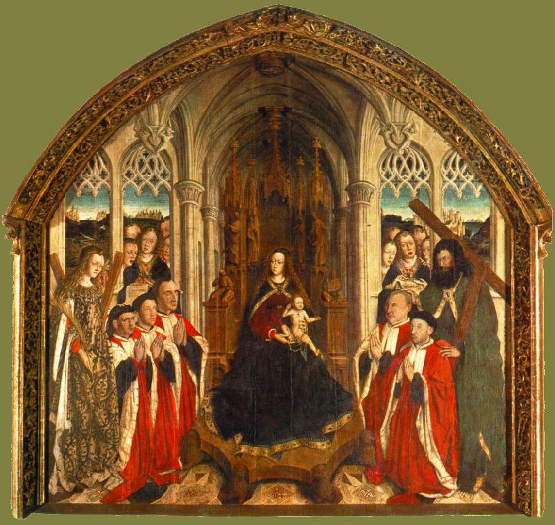 DALMAU, Lluis Altarpiece of the Councillors dfgh